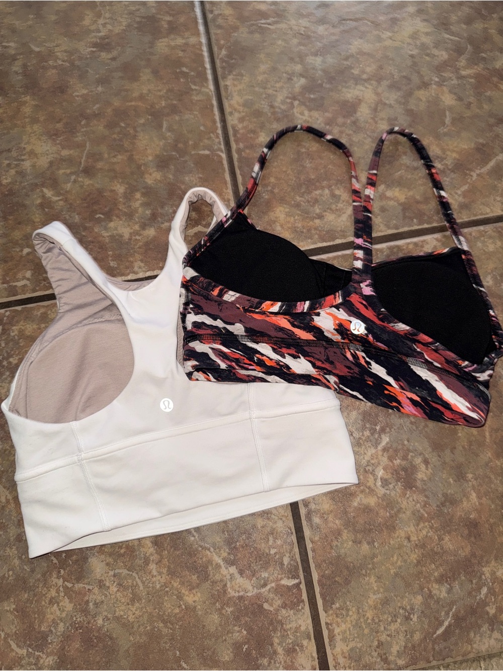Lululemon Size 6 Lot of 2 Sports Bras | Racerback Activewear Yoga Athleisure